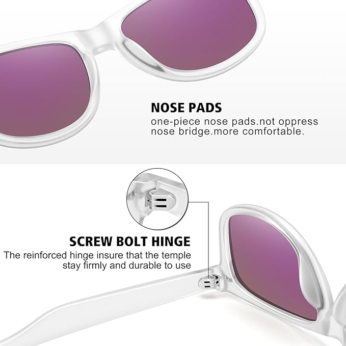 MEETSUN Polarized Sunglasses for Women Men Classic Retro Trendy Driving Sun Glasses UV400 Protection (3 Pack)