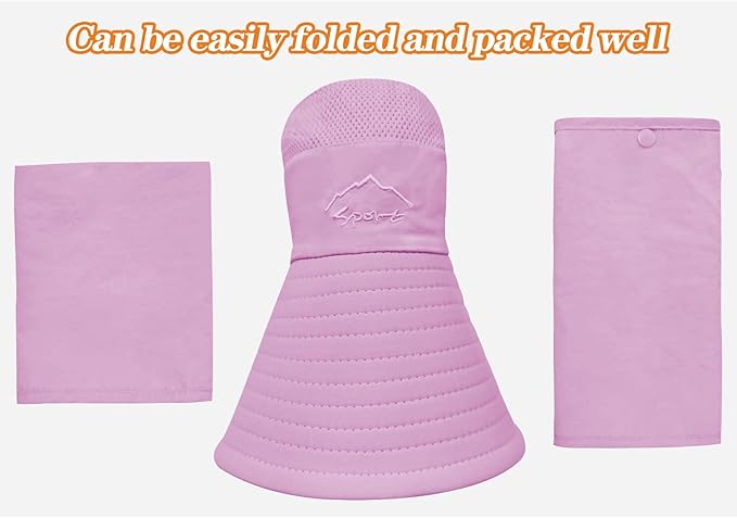 Sun Hats for Men Women Fishing Hat UPF 50+ Breathable Wide Brim Summer UV Protection Hat