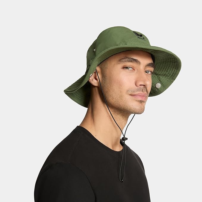 MISSION Cooling Bucket Hat - Unisex Wide-Brim Hat for Men & Women - Lightweight, Foldable & Durable - Cools Up to 2 Hours