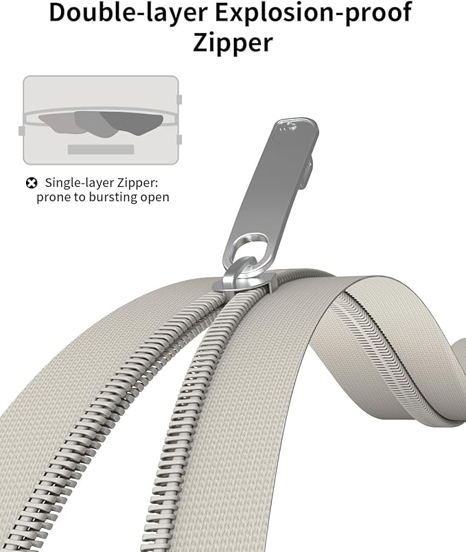 aji Expandable Top Open 26 Inch Checked Luggage with Spinner Wheels, Large Suitcase with TSA Lock, Hardside Travel Luggage Suitcases for Men Women, for 24+Days Travel, Coconut White