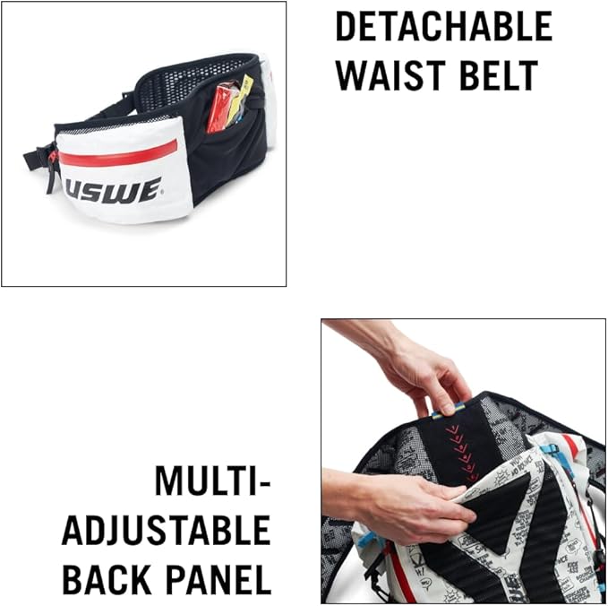 USWE Hajker, Hiking Backpack, Adventure Daypack with Waterproof Rolltop, for Men and Women