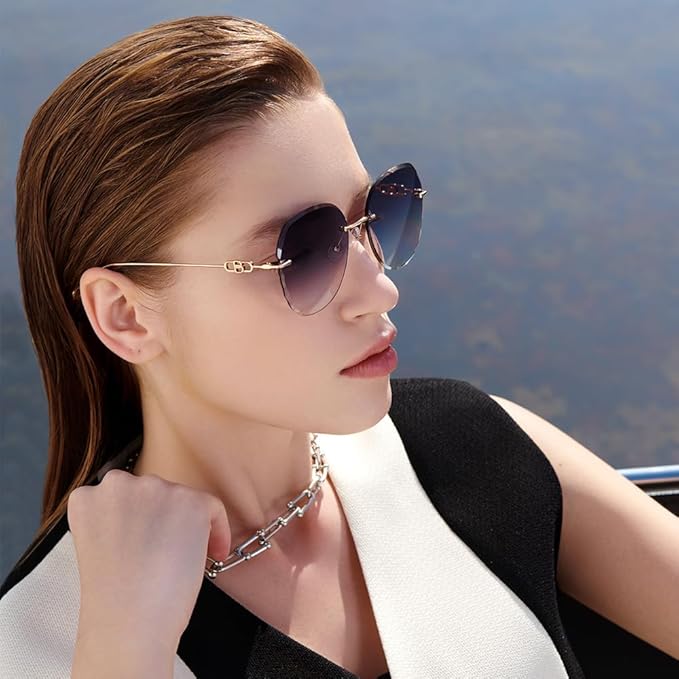 BOLON Women Lady Elegant Oversized Trendy Sunglasses, Exclusive Eyewear Brand of EssilorLuxottica