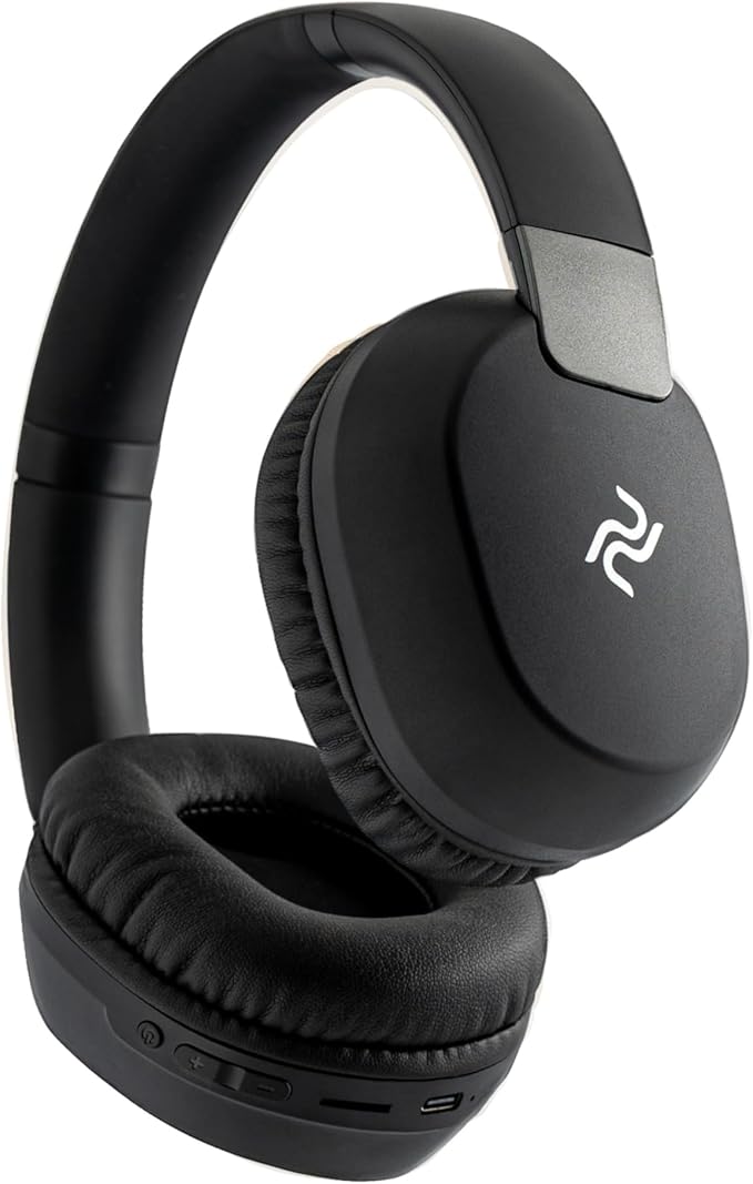 PDbeam Over Ear Wireless Bluetooth Headphones with Microphone, Foldable Over The Ear Noise Reduction Stereo Headphones, Lightweight Soundproof Sport Bluetooth Headset