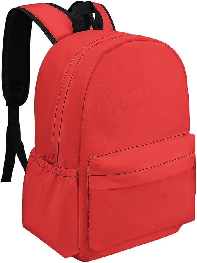 Poppy Red Backpack Adult Travel Daybag for Women Men College Backpack for Vacation Hiking Camping Bag