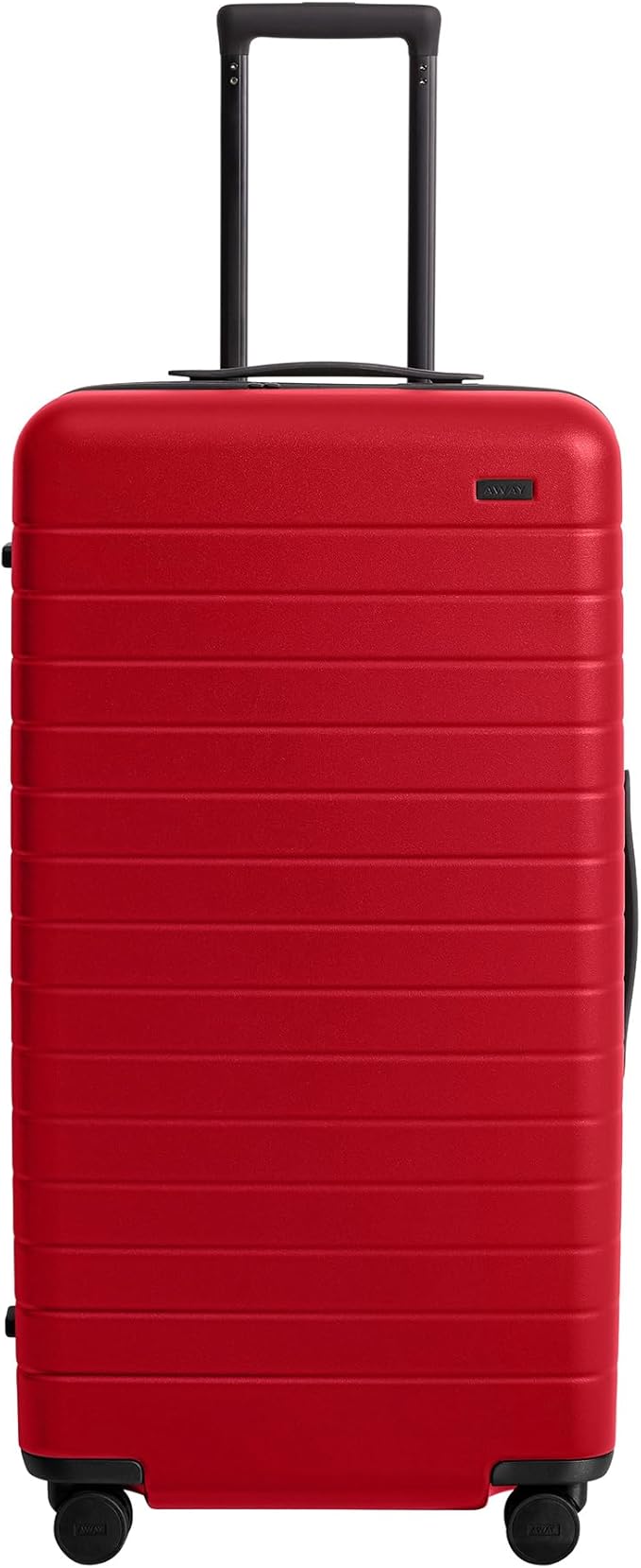 Away Large Trunk Luggage, 31 Inch Hardside Suitcase with Spinner Wheels, Lightweight & Durable, TSA Lock, Ideal for Long Trips, Cherry Red
