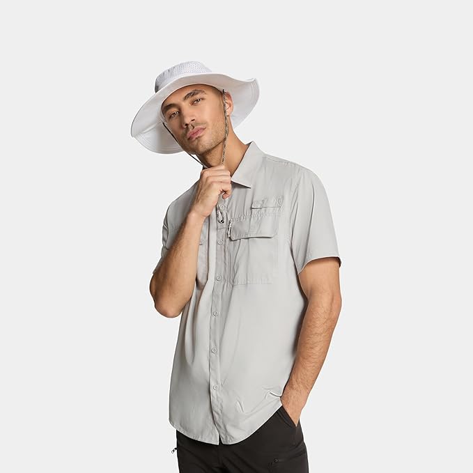 MISSION Cooling UPF Boonie Hat - Unisex Sun Hat for Hiking, Beach & Fishing - Sweat & Water Activated Technology