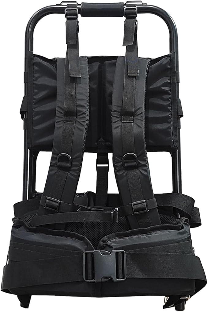 Foldable Aluminum Hunting Pack Frame, Lightweight External Frame Hiking Backpacks, Alice Pack, Hunting Backpack Frame for Travel, Outdoor