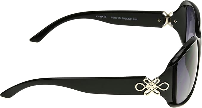 Foster Grant Womens Sublime Sunglasses, Black, 57mm US