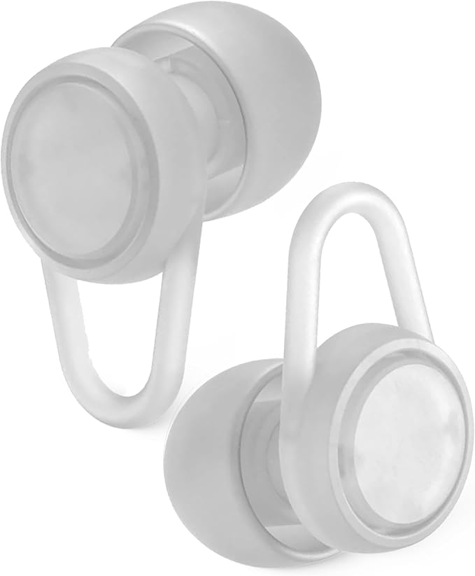 Hears Plus High-Fidelity Ear Plugs – Enhanced Noise Reduction for Loud Events, Focus, Travel & Noise Sensitivity – Certified 25dB SNR Hearing Protection – Reusable, Hypoallergenic Tips + Carry Case