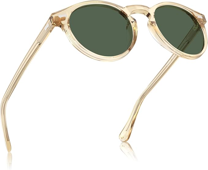 CARFIA Polarized Sunglasses for Women UV Protection Small Face Acetate Frame CA5288