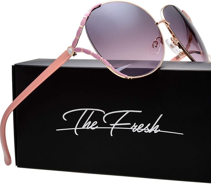 The Fresh Classic Crystal Elegant Women Beauty Design Sunglasses Gift Box