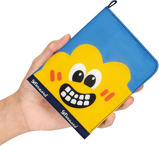 StBernard First Aid Kit for Kids, Small Pocket Size Medical Kit with Cute Bnadages, Tools for Daily Emergencies, Organized Pouch for Toddler & Children, Home, Camping, Travel, Playground (Blue)