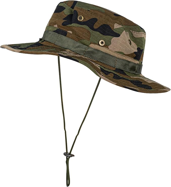 Sun Hats for Men Women Boonie Hat UPF 50+ Bucket Hat Wide Brim UV Protection Fishing Hiking Safari Outdoor Hats