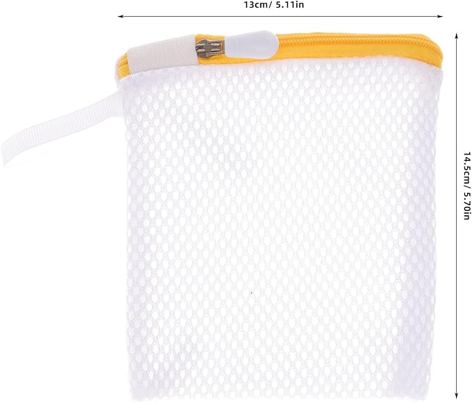 6pcs Laundry Bag Mesh Wash Bag Mini Washing Machine Underwear Washing Bag Wash Bags Protecting Foldable Laundry Pouch Travel Sandwich Mesh Laundry Bag Bra