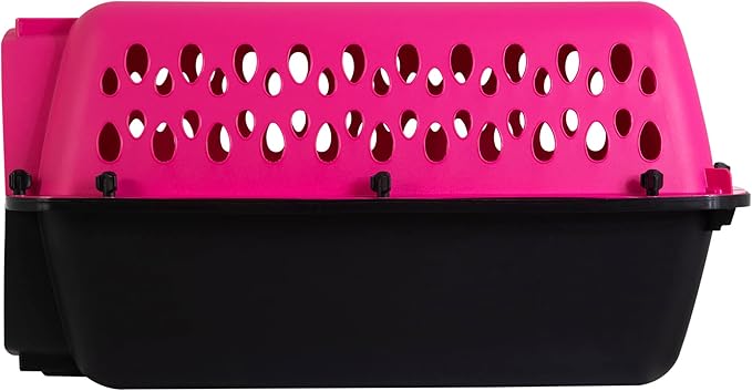Petmate Pet Porter Fashion Dog Kennel 23", Hot Pink, for Pets up to 15lbs, Made in USA