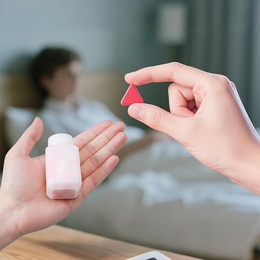 2oz Leak Proof Plastic Bottles with Caps, Laboratory Reagent Bottle, Reusable Small Pill Storage Containers for Travel, Classrooms, Home (6 pack translucent)