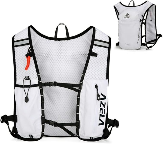 YAPJEB Lightweight Hydration Pack Backpack Vest, Optional 1.5L 2L BPA Free Water Bladder - Leakproof Breathable for Men Women Running Hiking Cycling Marathon