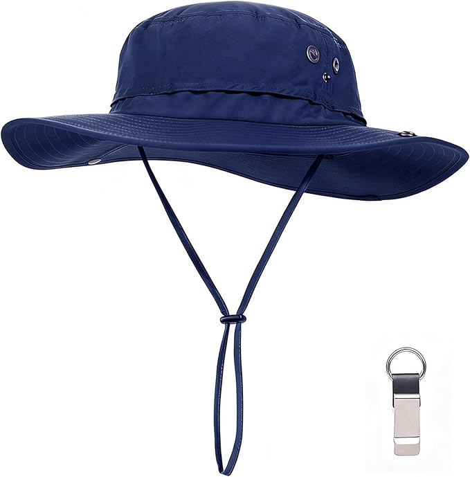 Plus Size XL XXL Sun Hats for Men Bucket Boonie UV Protection UPF50+ Waterproof Wide Brim Foldable Fishing Beach