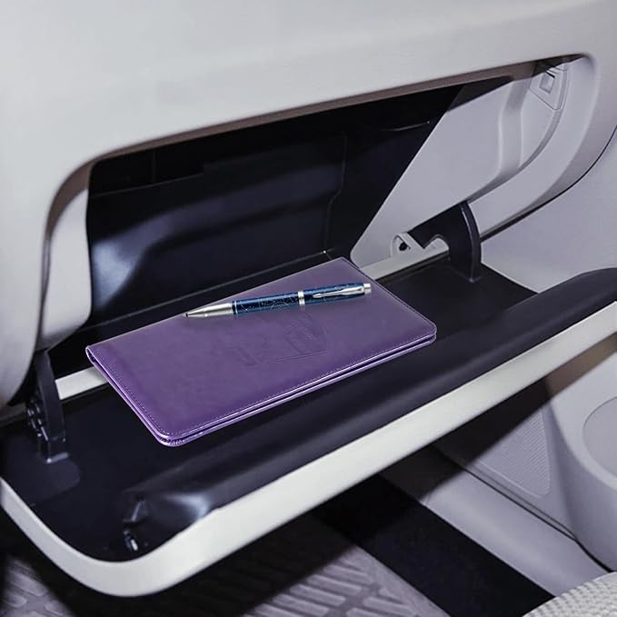 CoBak Car Registration and Insurance Holder - Vehicle Glove Box Car Organizer,Auto Truck Comparment Accessories Case with Magnetic Closure for Driver License,Cards