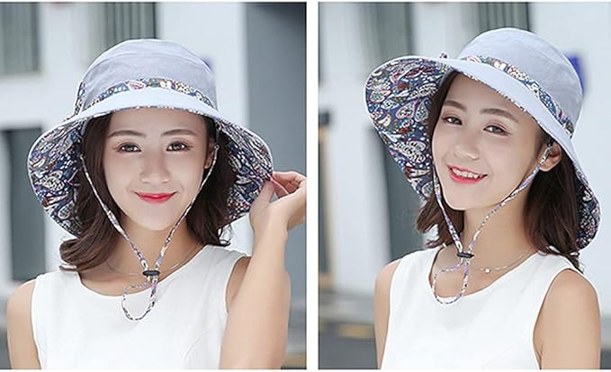 Outdoor UV Sun Protection Waterproof Breathable Face Neck Flap Cover Folding Sun Hat for Men/Women