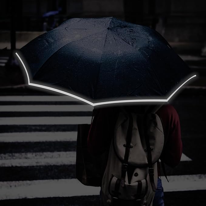 Automatic Umbrella Windproof Lightweight Strong Compact UV Protection Rain Travel Umbrellas Collapsible Backpack Umbrella Suit For Adult