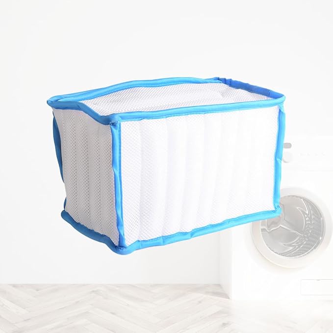 Mesh Shoes Wash Bag Thickened Sandwich Mesh Laundry Bag for Washing Machine with Anti-Deformation Design