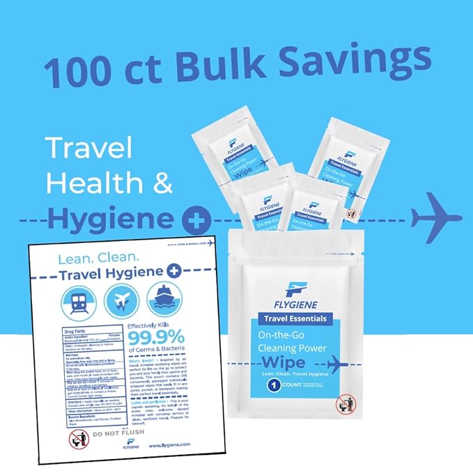 Travel Sanitizing Wipes (100 Count (100 individual wipes))