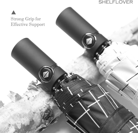 Folding Umbrella, Strong Compact Umbrella 10 RIBS