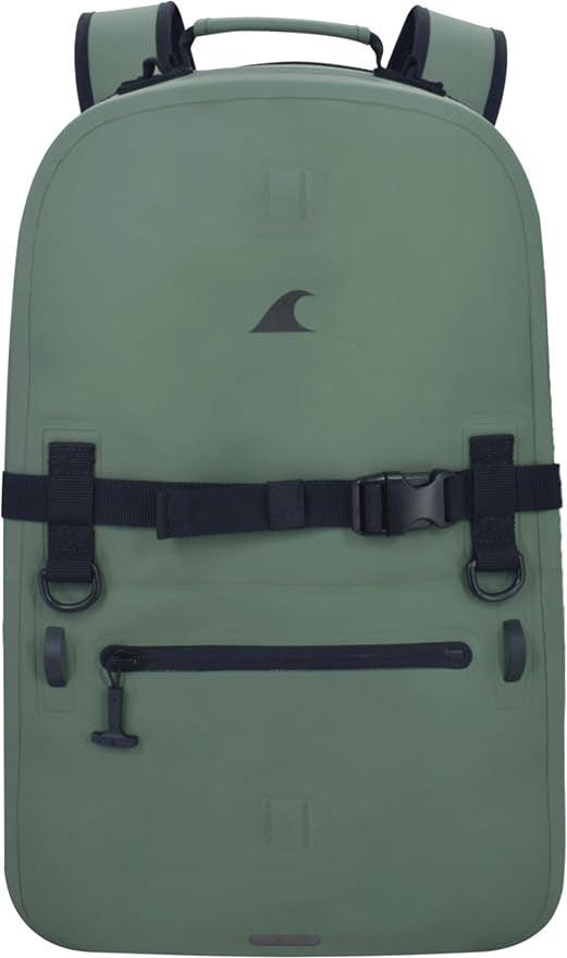 Breakwater Supply™ Waterproof IP68 Submersible Backpack with Airtight Zippers | Laptop Travel Outdoors | Fogland 25L 20L 15L