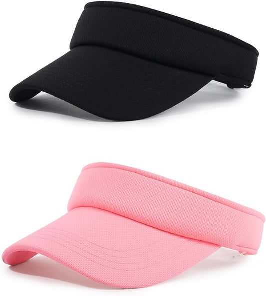 Sun Visor Hat Adjustable Velcro Outdoor Sports Cap for Men Women Adults
