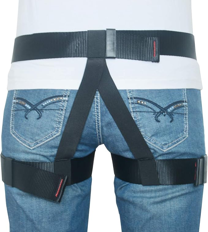 HeeJo Climbing, Safety Safe Seat Belt for Outdoor Tree Climbing, Outward Band Expanding Training Large Size,Climbing Gear