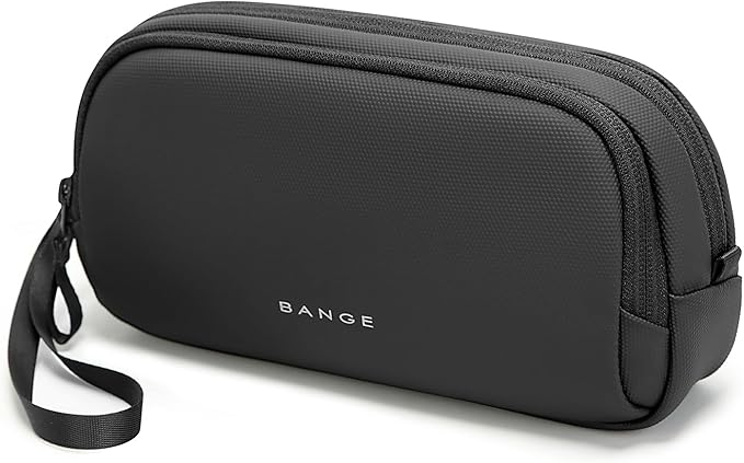 BANGE Electronics Organizer Travel Case, Water Resistant Travel Bag, Tech Pouch Accessories Organizer for Cable,Cord, Phone, Cables, Airpods, USB Flash Drive, Daily Items