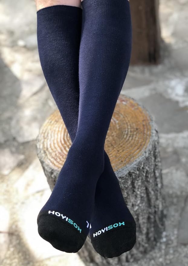 Big and Tall Compression Socks Sizes L to 8XL, Comfortable Knee High Socks for Men and Women