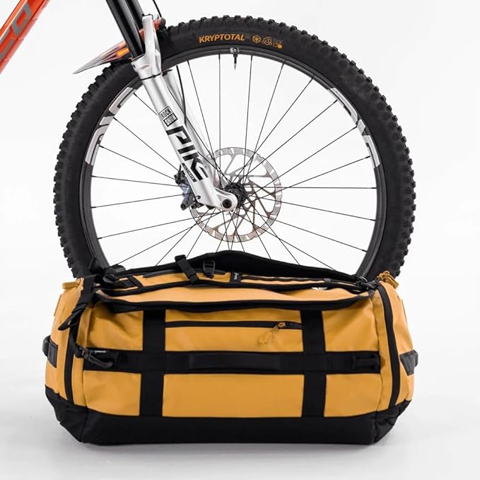 WANDRD CARRYALL 60L Dallol Yellow - Perfect Travel Essentials duffel Bag: Versatile for Traveling, Ideal Vacation & Everyday Travel Bag