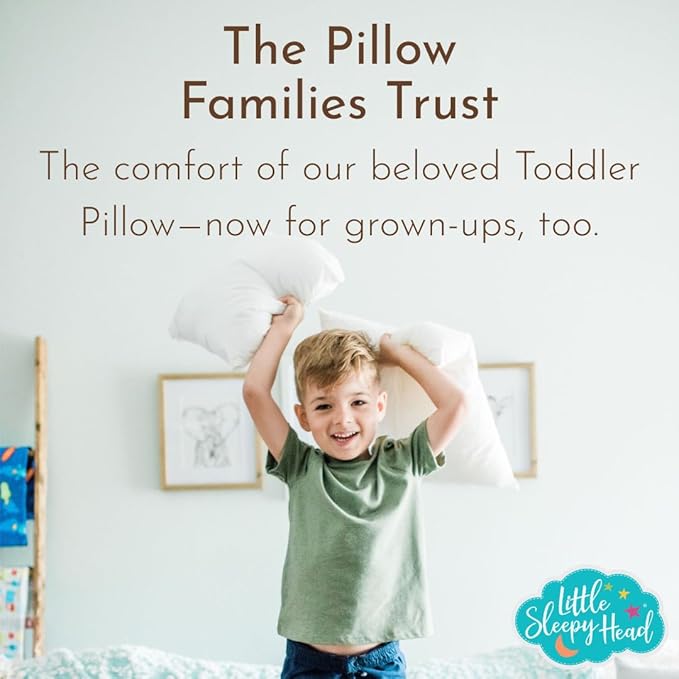 Little Sleepy Head King Pillow for Sleeping – Adjustable Loft Bed Pillow with Hypoallergenic Down-Like Fill, Hotel Quality Comfort, Soft or Firm Support – King Size Pillow 1 Pack, 20x36