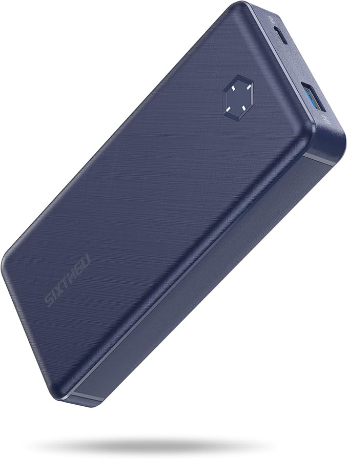 Portable Charger, Slim 20000mAh PD 20W Power Bank, USB C in&Out High-Speed Charging Battery Pack, External Phone Powerbank Compatible with iPhone 16 15 14 13 12 Samsung S22 S21 Google iPad