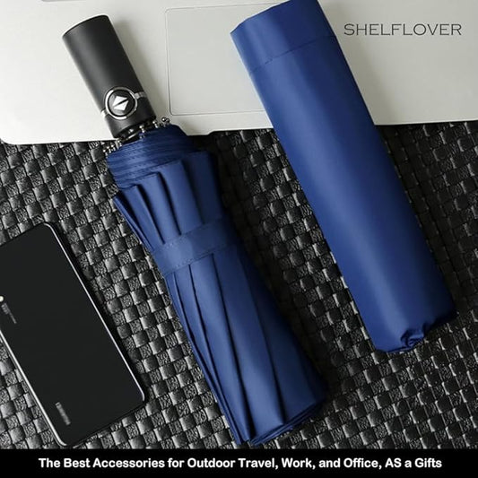 Folding Umbrella, Strong Compact Umbrella 10 RIBS
