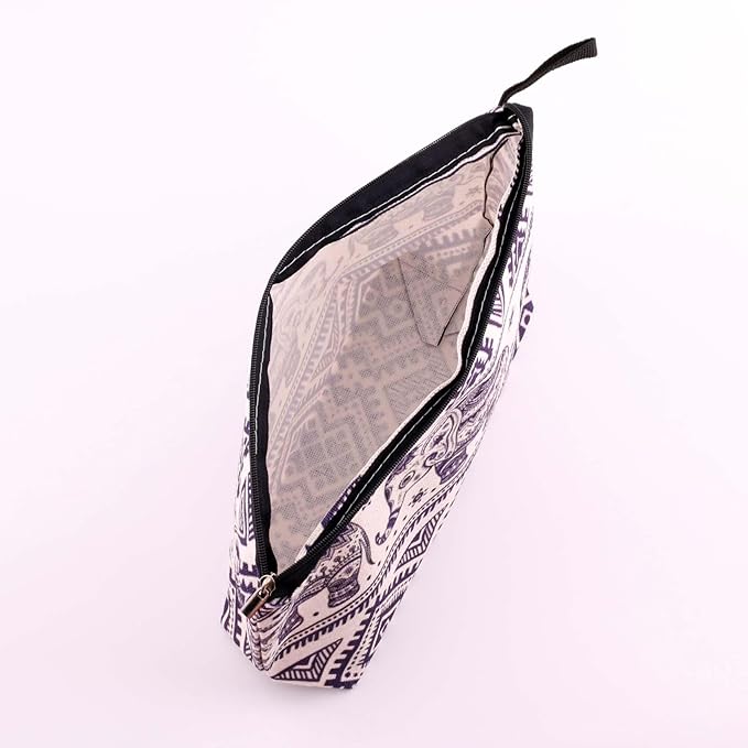 Cute Animal Lovers Gifts Elephant Cosmetic Bag Makeup Pouch with Zipper (elephant)