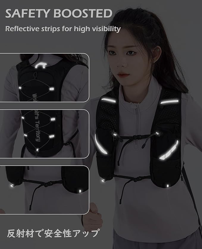 TRIWONDER Hydration Running Backpack Lightweight Water Vest for Men Women Hydration Water Pack for Cycling, Running, Hiking and Biking