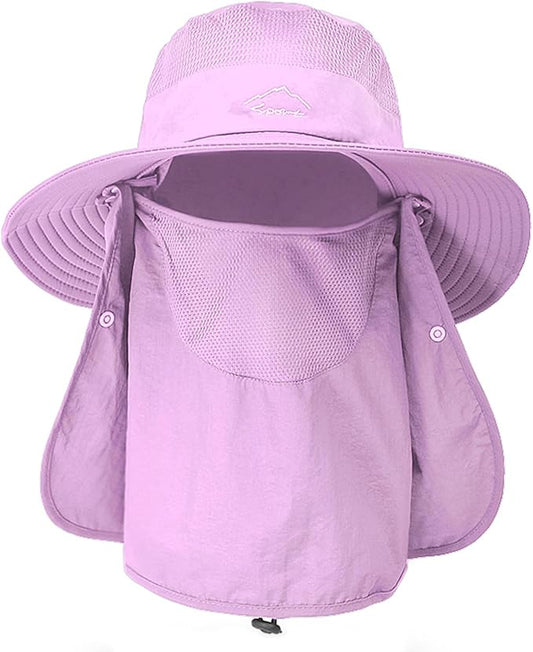 Sun Hats for Men Women Fishing Hat UPF 50+ Breathable Wide Brim Summer UV Protection Hat