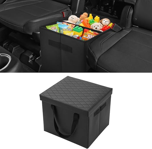 Shademax Car Seat Organizer for Chevy Suburban Tahoe 2021-2025 2026 Accessories Suburban Backseat Storage Box Car Console Organizer for Kids Toys, Baby Supplies, Dog Toys, Snack Travel Storage Box