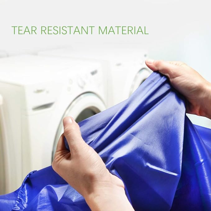 OTraki 24x32 Inch Laundry Bags XL Travel Laundry Bag Machine Washable Dirty Clothes Organizer with Drawstring Closure Heavy Duty Laundry Storage Bags for College Home Dorm, Blue