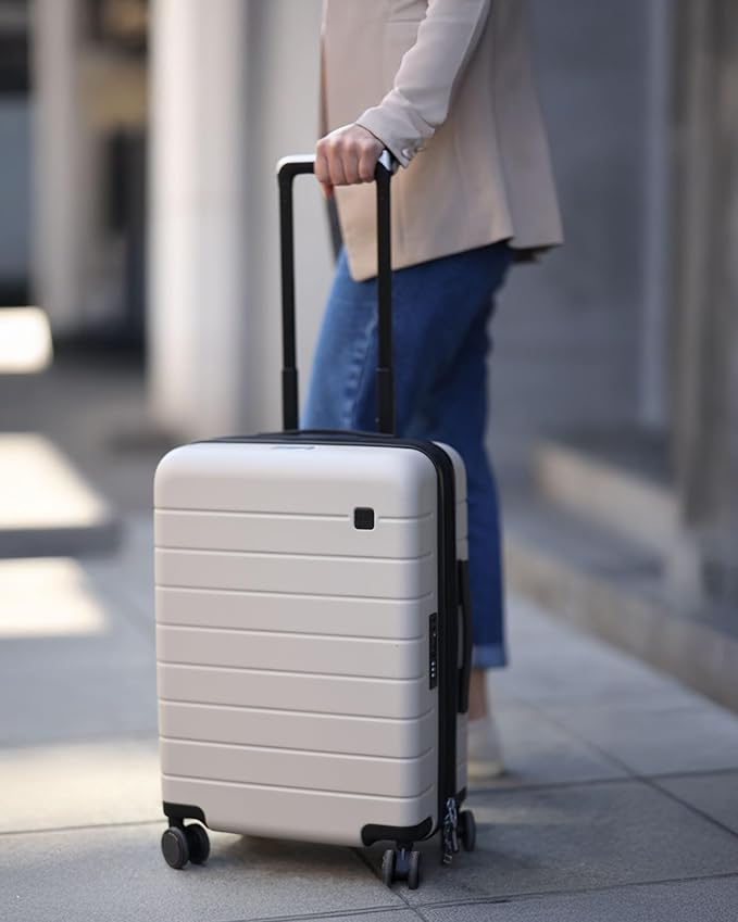 LUGGEX Carry On Luggage HUP3, Accelerate Access with DiHook, Handy Pouch, 20 inch Expandable Hard Shell Suitcases with Spinner Wheels