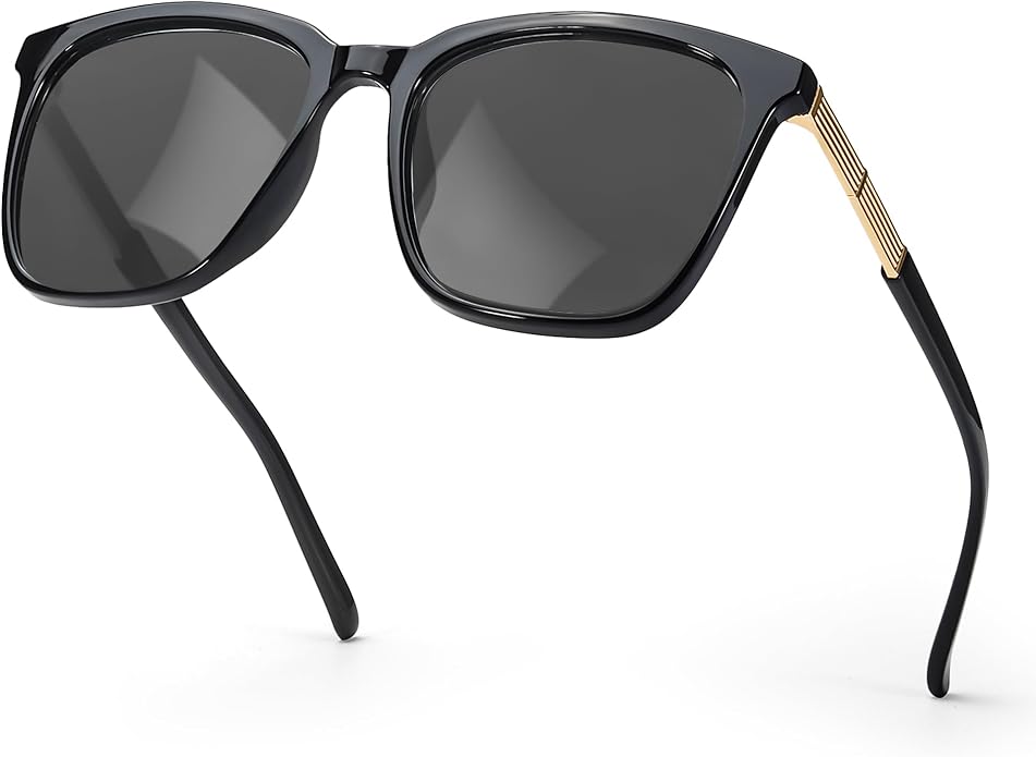 SIPHEW Oversized Square Sunglasses for Women|Lightweight Fashion Sunglasses 100% UV400 Protection|Trendy Mirrored Shade