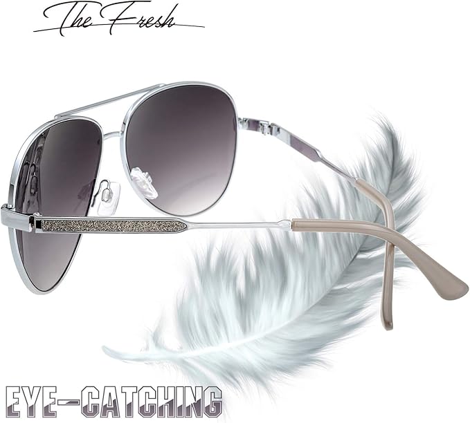 The Fresh Classic Crystal Elegant Women Beauty Design Sunglasses Gift Box