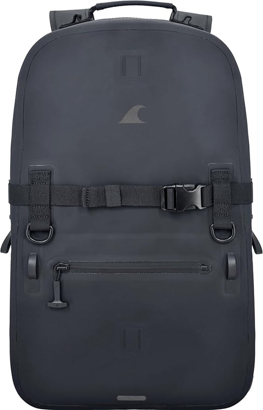 Breakwater Supply™ Waterproof IP68 Submersible Backpack with Airtight Zippers | Laptop Travel Outdoors | Fogland 25L 20L 15L