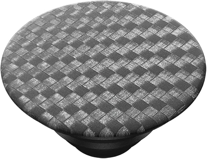 PopSockets Phone Grip with Expanding Kickstand, Adhesive Grip - Carbonite Weave