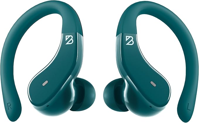 Back Bay Audio - Runner's Wireless Earbuds for Running, Workout Wrap Around Earbuds Bluetooth Headphones for Sports, Running Headphones, Hook Over The Ear Buds, Wrap Around Earphones with Earhooks