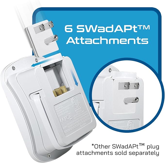 Ceptics 35W Universal Travel Adapter Kit – 2 USA sockets, USB-A, USBC, 1x PD 35W USB-C and USBC Cable, Surge Protected, Plugs for EU, UK, China, AU, Japan - for Laptop, Phone, Camera-ETL Tested