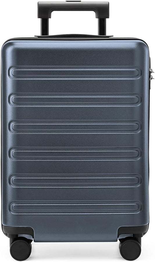 NINETYGO Large Checked Luggage 28 Inch, Checking In Luggage with Smooth Double Spinner Wheels, Hard Shell PC+ABS Suitcase, Lightweight Travel Luggage, TSA Approved (Grey, Andes)